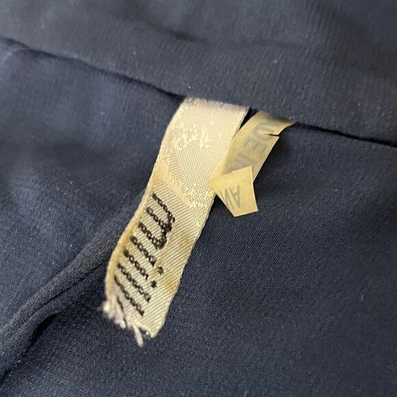 Milly High Neck Sheer Tunic Dress Navy Blue Size Medium - Picture 5 of 6